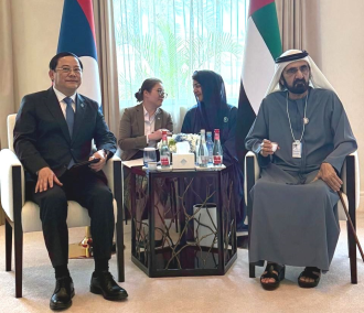 PM Meets with UAE Vice President, Prime Minister, and Ruler of Dubai